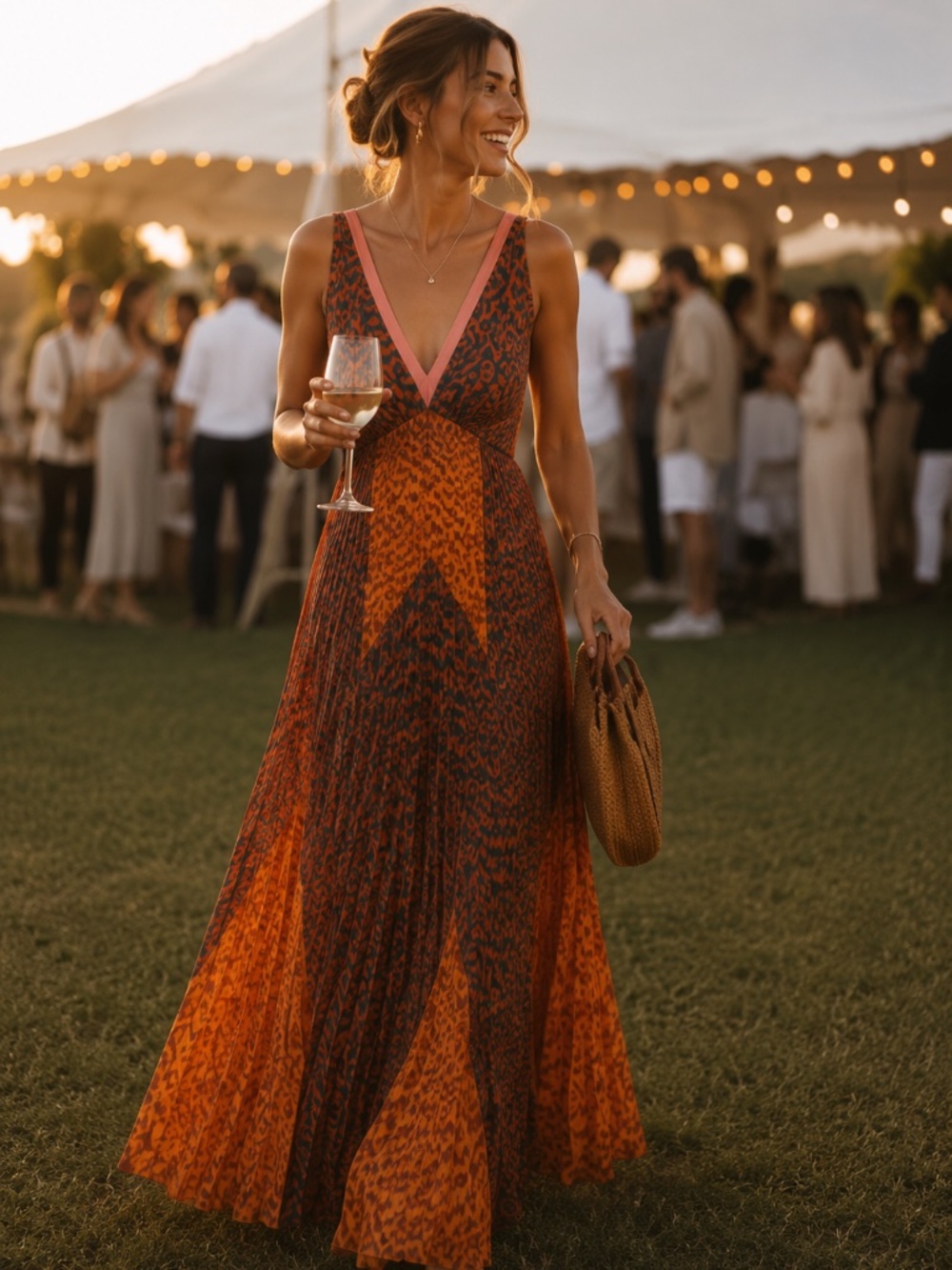 Self- Portrait Logo Maxi Dress (Season Spring '22)